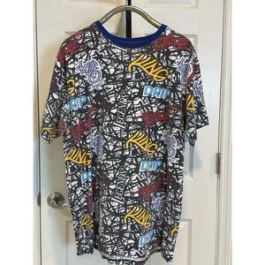 Encrypted All Over Print T Shirt‎ Size 4X  (see Pics For Measurements)